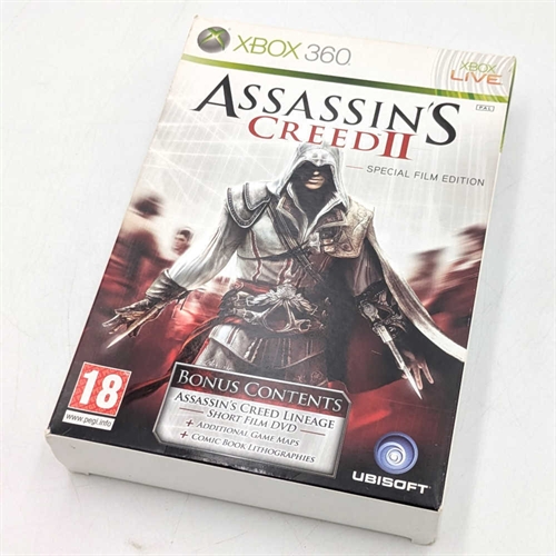 Assassins Creed II Special Film Edition - Komplet i Æske - XBOX 360 (A - Grade) (Genbrug)